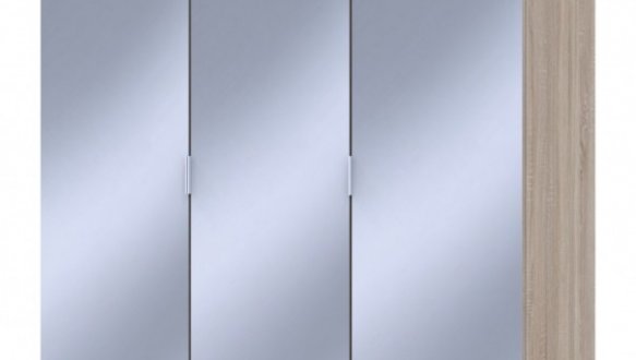 Шкаф Дорос Геллар дуб сонома 3 Зеркала 117 см 2