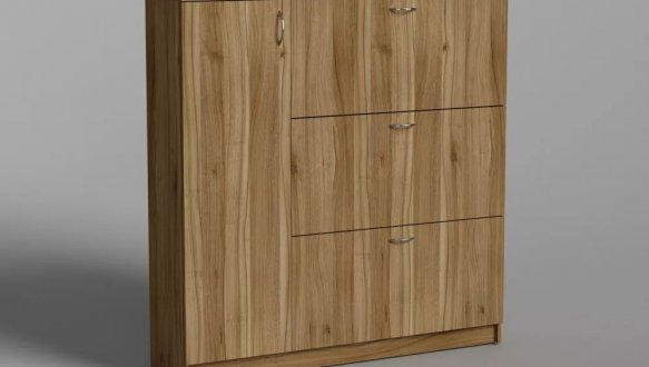 Тумба для обуви №1 Matroluxe на 3 ящика и 1 двери 6