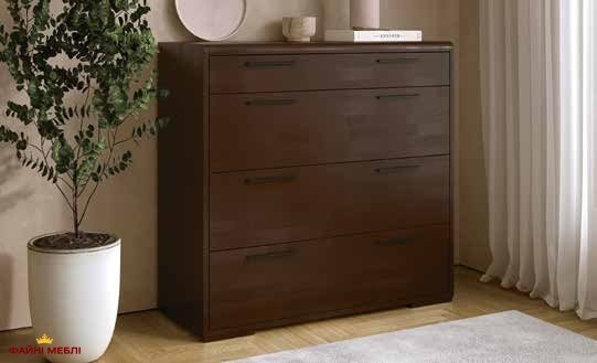 Спальня Verona/Верона DrevKO с комодом 4S и тумбами 2