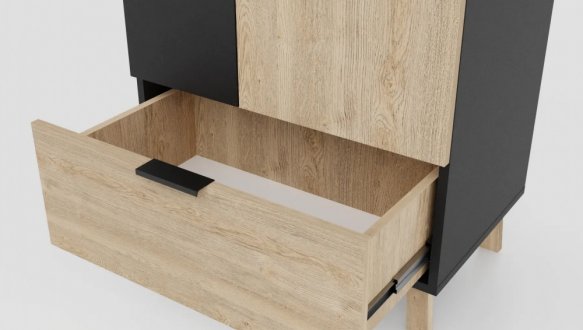 Шафа Неман знімні полиці С-101 2 дверна Сканді 63 см 0