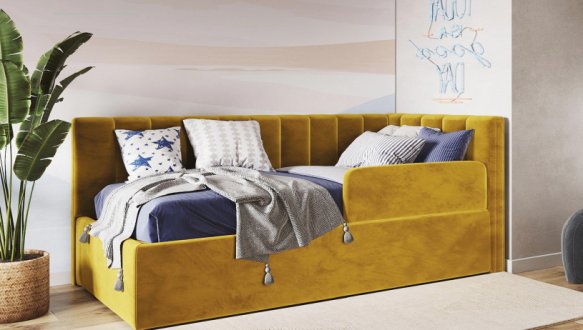 Кровать мягкая Городок Сильвия без подьемного механизма