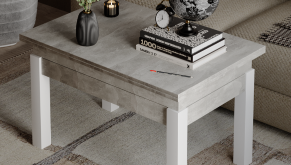 Стіл-трансформер B-Fly Ательє світлий/Білий 1