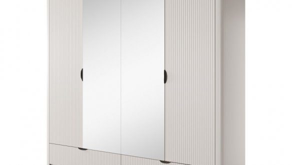 Модульная спальня Lante/Ланте Perfect Home Бежевый/Чёрные ножки 3