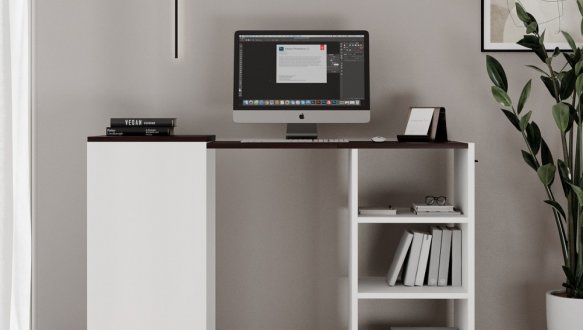 Тумба-трансформер Dolli Белый бриллиант/Венге 0