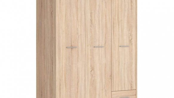 Шафа SZF3D2S BRW Poland Nepo Plus 3 дверна дуб сонома 119 см 1