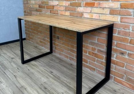 Стіл LOFT офісний Дуб Сонома / Чорний мат MebliRoMax 2