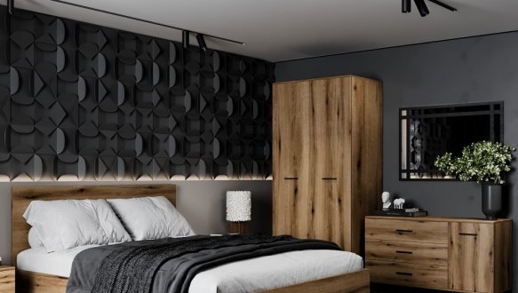 Шкаф двухдверный Art in Head Ascet / Аскет 90 см 2