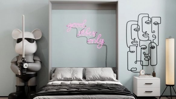 Кровать двуспальная шкаф трансформер Art in Head Mitra / Митра 160 см 9