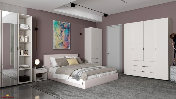 Шафа для одягу Дорос Гелар кашемір 4-х дверна 155 см 3