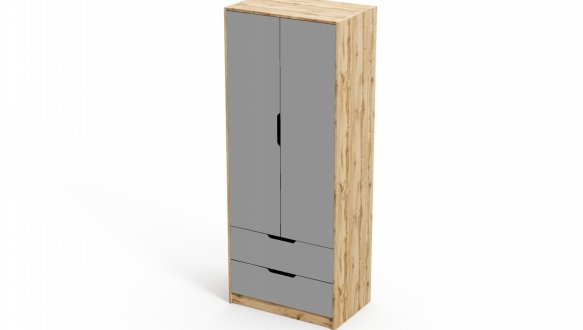 Шкаф Viorina Deko Teenager 2 дверный графит 24