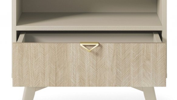 Тумба прикроватная беж песочный/пихта сканди Forest S54 3