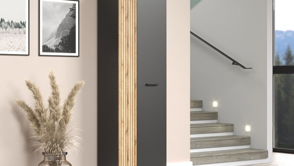 Шафа Мабельбос 2D/40 1 дверна графіт Esteban 60 см