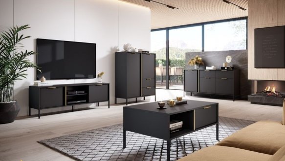 Комод Ларс / Lars 2DS/104 Антрацит 5