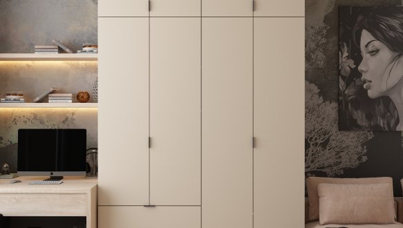 Шафа для одягу Дорос Лукас кашемір 4 дверна 180 см