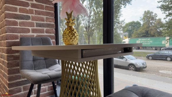 Стіл круглий розкладний MebliRoMax Rondo slide / Рондо Слайд D800 9