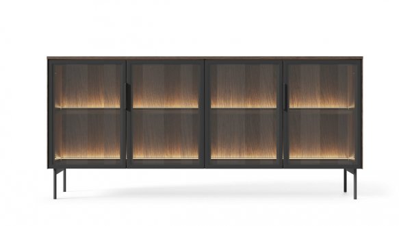 Комод 4D/181 с подсветкой дуб дунин Lumi