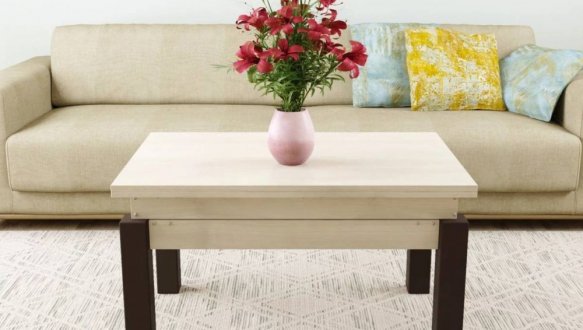 Стіл-трансформер B-Fly Art In Head Гікорі Рокфорд Світлий / Венге 6