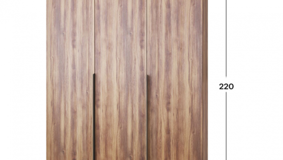 Шкаф Mebelstar Оскар трехдверный с ящиками Дуб янтарный 150 см 0