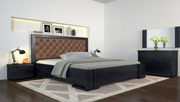 Кровать деревянная ArborDrev Амбер Сосна / Бук