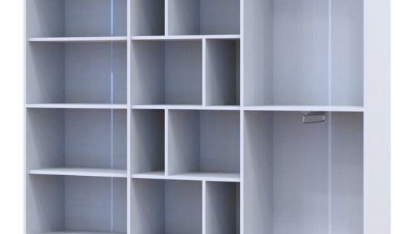 Шкаф Дорос Морган белый 3 дверный 180 см 4