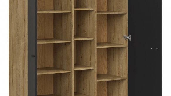 Шкаф BRW Poland REG2D1S Zenda 2 дверный дуб 117 см 2