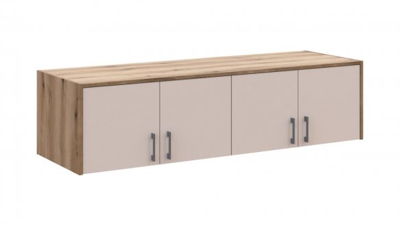 Антресоль Doros Ронді 4-дверна Дуб Артізан / Кашемір 5