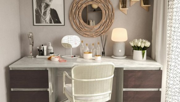 Стіл комп’ютерний бетон Т228 4