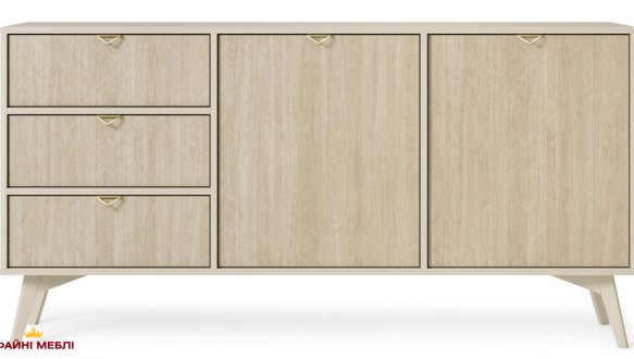Комод беж песочный/пихта сканди Forest KSZ158 2
