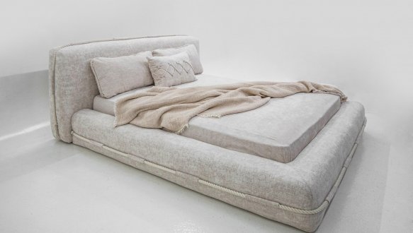 Ліжко м'яке двоспальне Шик Галичина Перл з підйомним механізмом та нішею для білизни 7