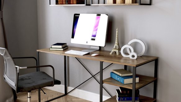 Стіл письмовий Ascet Дуб Бароко бурштиновий