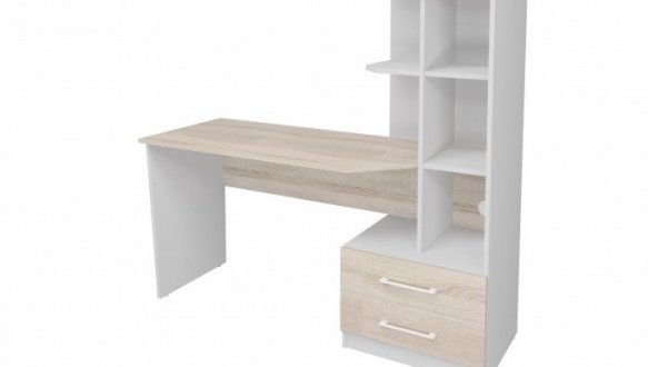 Комп'ютерний стіл Dexter Інтарсіо лівий/правий Сірий Уніколор/Дуб Сонома Трюфель 159 см 5