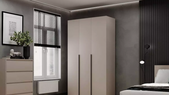 Шкаф распашной комбинированный трёхдверный Art In Head №12 Light, ширина 120 см 3