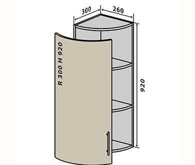 №56R Верх полиця 26 Люкс RODOS