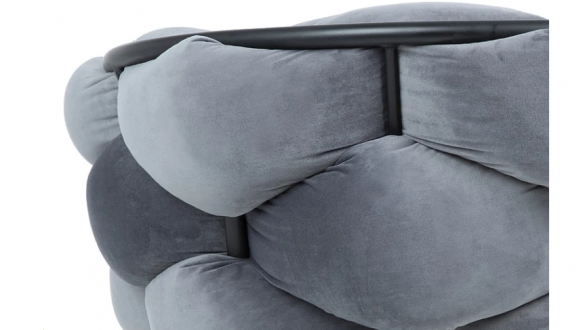 Стілець Norte Velvet сірий 3