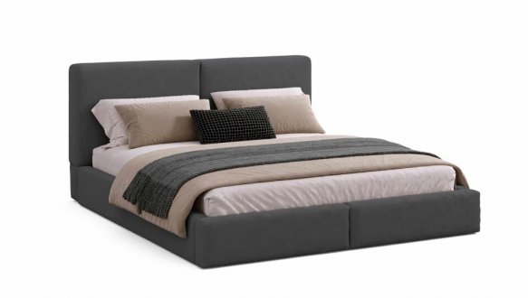 Кровать мягкая Виорина деко Insta / Инста с подъемным механизмом и нишей для белья 19