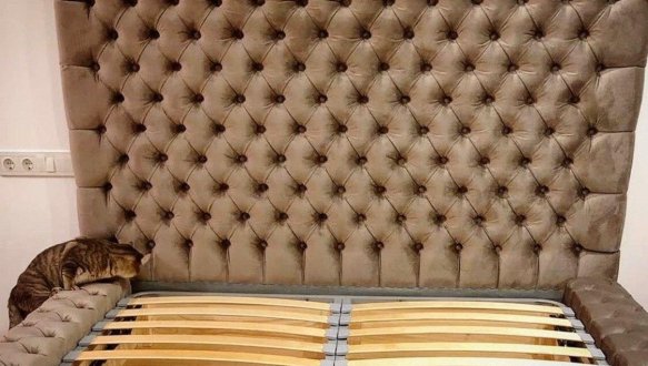 Ліжко м'яке двоспальне Емілія 7