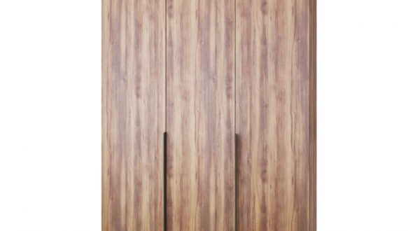 Шкаф Mebelstar Оскар трехдверный с антресолью и ящиками Дуб янтарный 150 см 4