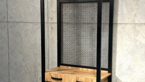 Передпокій LOFT 900 Дуб Сонома / Чорний мат MebliRoMax 0