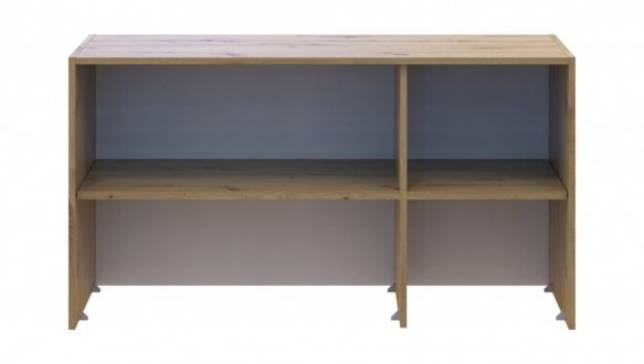 Антресоль высокая Дорос Ронди графит 3-дверная 121 см 5