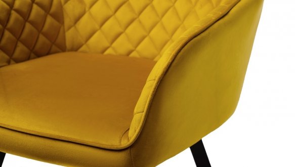 Стул поворотный R-63 горчичный 9