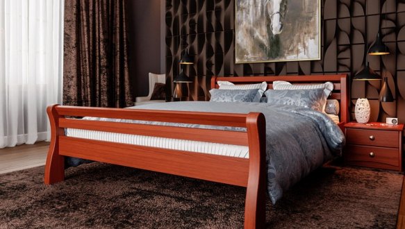 Ліжко Ретро (тверда спинка) 5