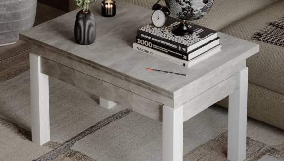 Стіл-трансформер B-Fly Art In Head Ательє світлий / Білий діамант 5