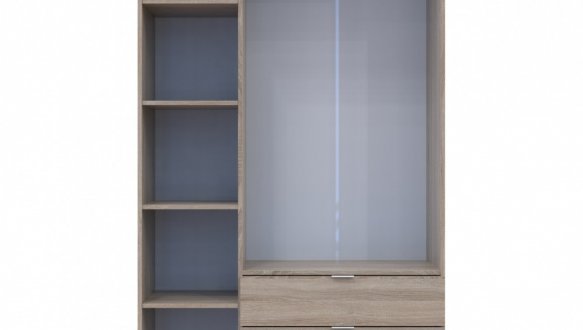 Шкаф для одежды Дорос Гелар дуб сонома 3-х дверный 116,2 см 6