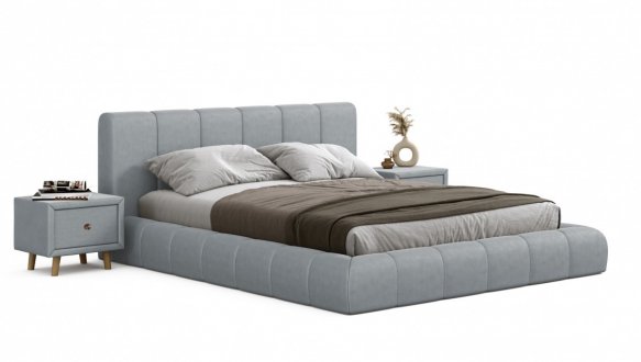 Ліжко м'яке двоспальне Віоріна Деко Подіум 25