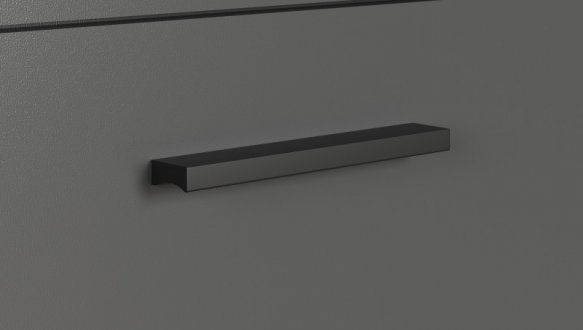 Вітрина низька 2D1W графіт Esteban 0