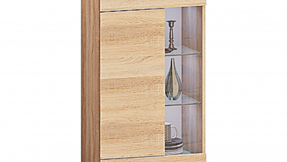 ШафаКомфорт меблі 1Д.595 2 дверна Еко дуб 60 см