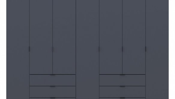 Шкаф Дорос Геллар графит 7 дверной 271,2 см 4