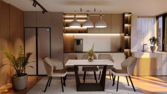 Стіл Edmund (120-160 см) Polar White Glossy 4