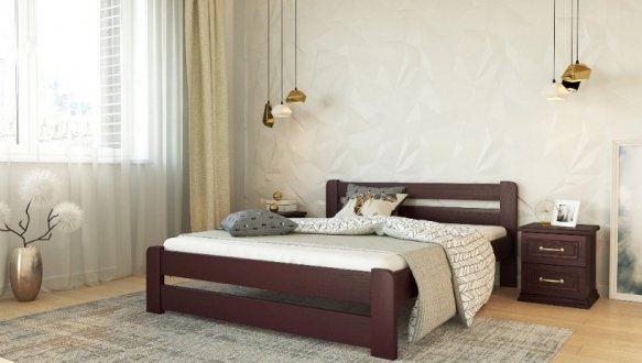 Ліжко дерев'яне Лев Ліра масив Бук 2