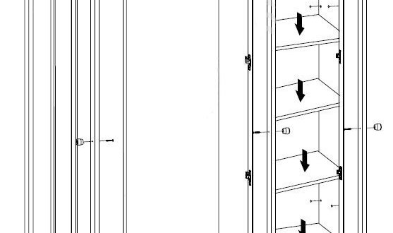 Шкаф 3D Амстердам 1